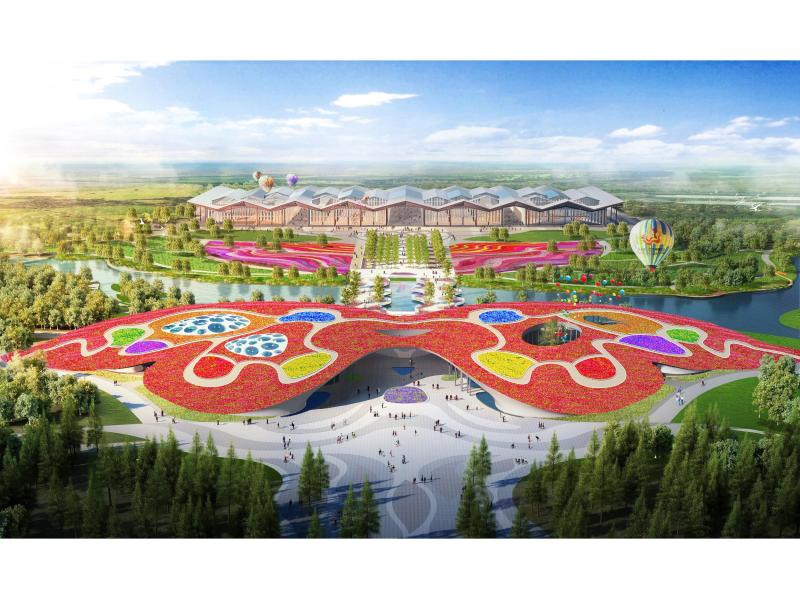 花海映崇明，盛事待君臨——倒計(jì)時(shí)307天，第十屆中國花博會即將綻放生態(tài)園